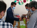 ناظر ارشد دانشگاه علوم پزشکی شیراز از پایگاه تجمیعی واکسیناسیون کووید 19 کوه چنار بازدید کرد