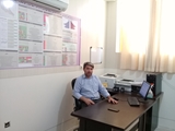 ساختمان شبکه بهداشت و درمان کوه چنار به همت رییس شبکه بهداشت ، رنگ آمیزی شد