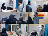 بازدید دکتر محمد انصاری از بخش اورژانس بیمارستان و گفت‌وگو با بیماران، پرسنل و پزشک کشیک