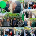 بازدید مسئولان شهرستان کوه‌چنار از غرفه‌های سلامت در هفته سلامت