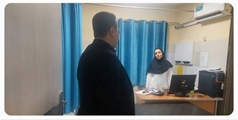 بازدید شبانه و سرزده از بیمارستان شهید فرج الله رضازاده
