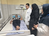 راند شبانه رئیس شبکه بهداشت و درمان شهرستان در بیمارستان شهید رضازاده